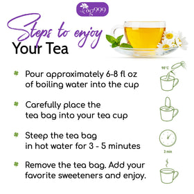 TOG999 vegan gluten-free lavender herbal tea option