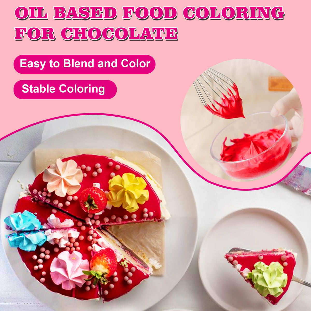 Togcolr buttercream colors for vibrant floral and decorative accents.