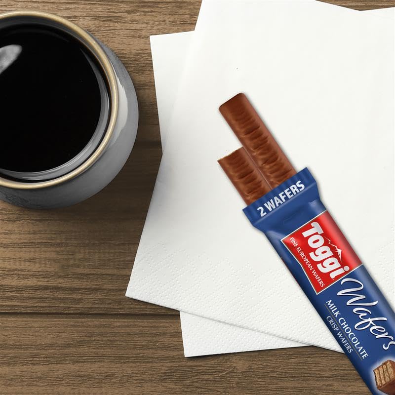 Toggi Chocolate Wafers Paired with Coffee Breaks for a refined moment.