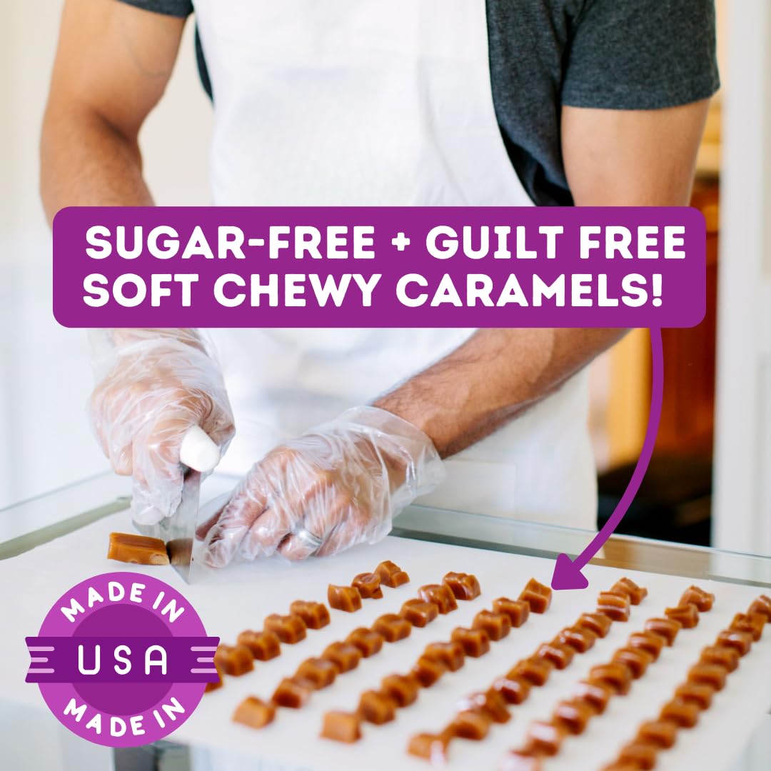 Tom & Jenny's caramel candy with vanilla; mindful sweetness for sugar-conscious snacking