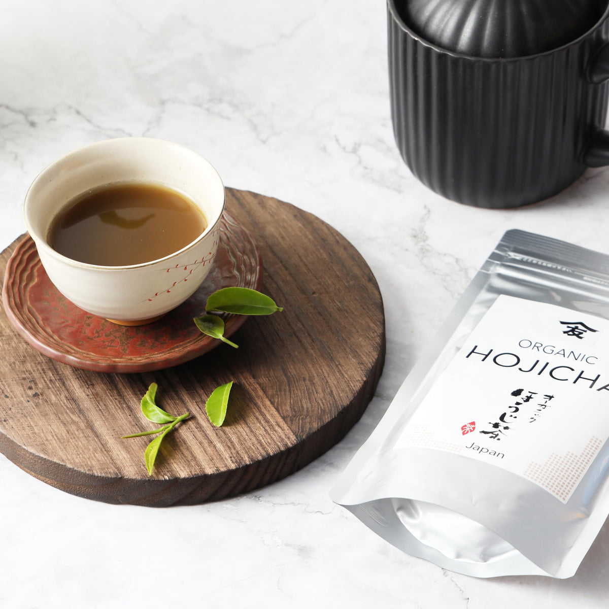 TOMOSAN Hojicha from Ujitawara, Kyoto, grown organically in pristine fields.