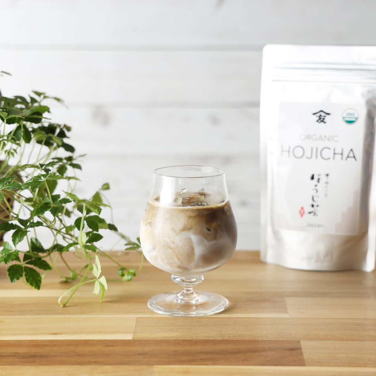 Fine-textured Hojicha powder ready for baking or beverages.