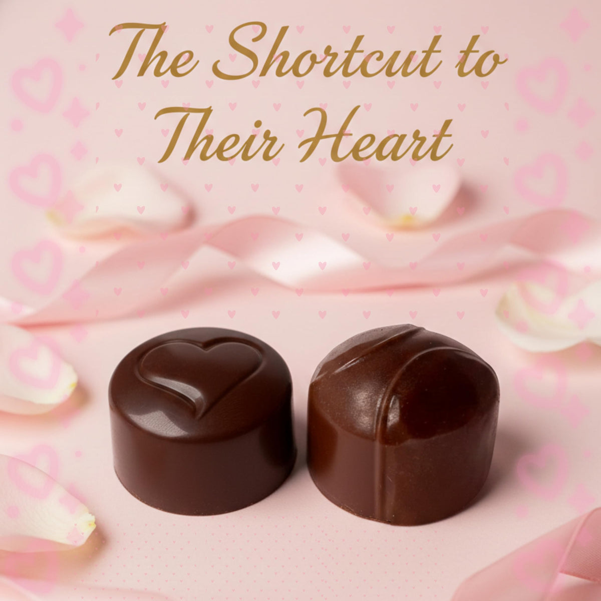 Tom's Chocolates gift box net weight label on packaging