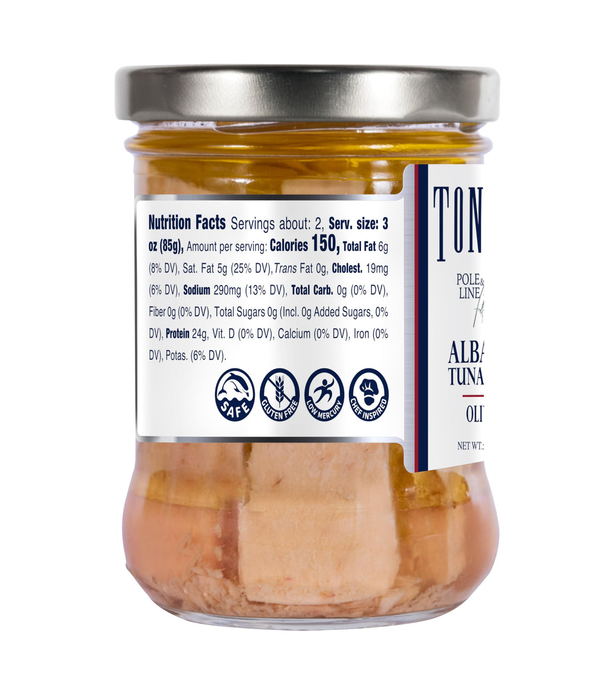 Tonnino Albacore Tuna on salad bowl confirms versatile meal options.