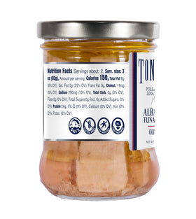 Tonnino Albacore Tuna on salad bowl confirms versatile meal options.