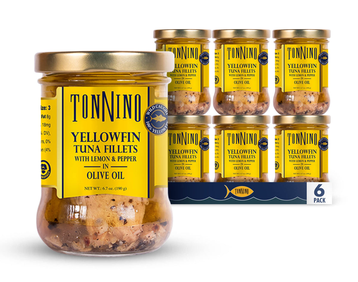Tonnino glass jar preserves freshness and nutrients