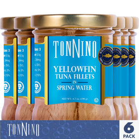 Tonnino Yellowfin Tuna ready-to-eat salad topping with clean ingredients.