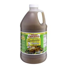 Tony Chachere's Butter Creole Marinade bottle shows bold Creole flavor for family meals