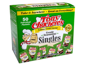 Tony Chachere's Creole Seasoning packets offer easy portion control.