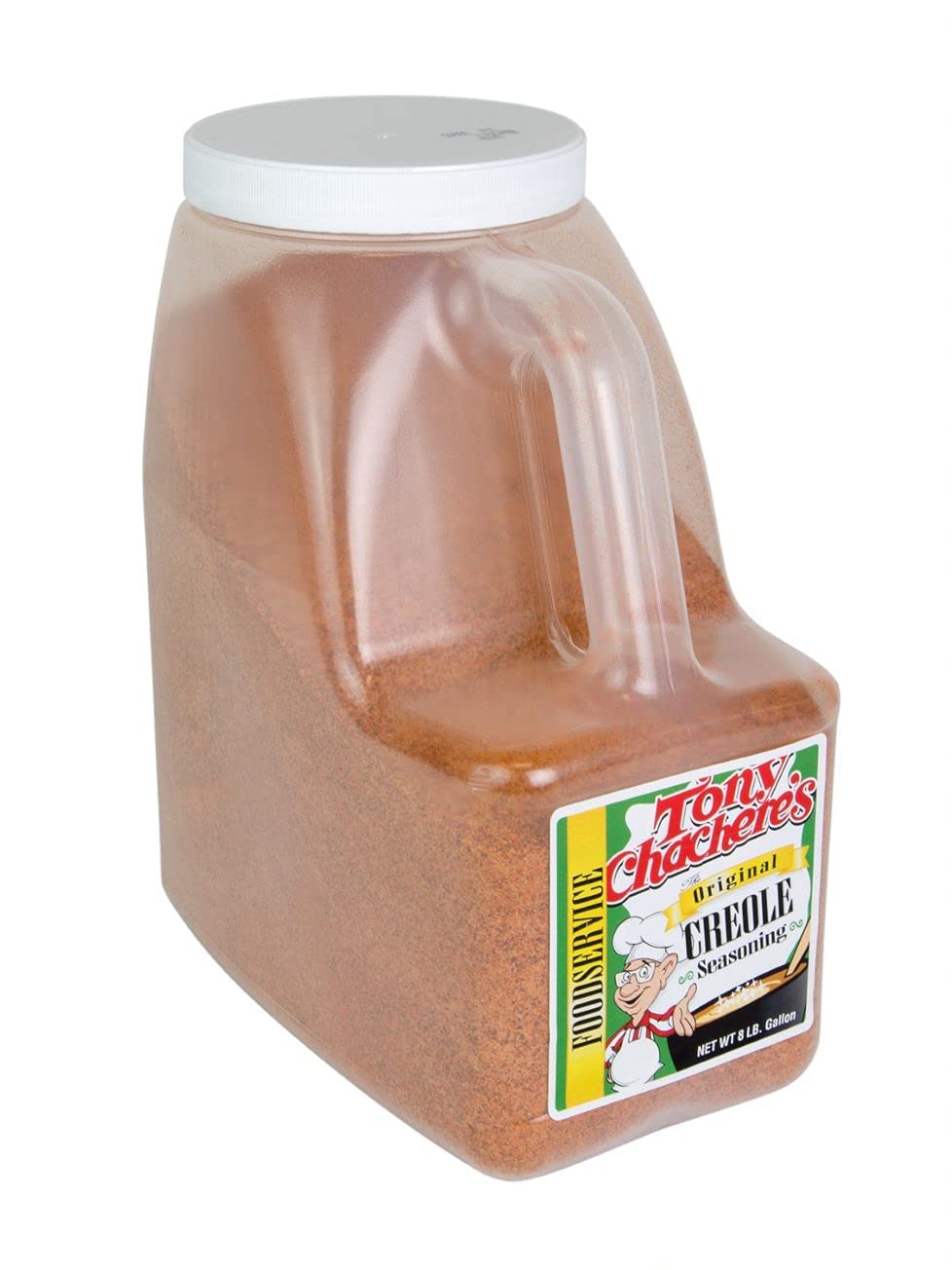 Tony Chachere's Original Creole Seasoning bottle front for bold, versatile flavor