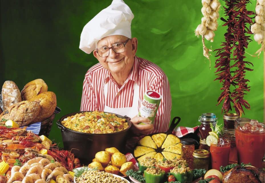 Holiday feast setup with Tony Chachere's marinade for versatile roasting and smoking