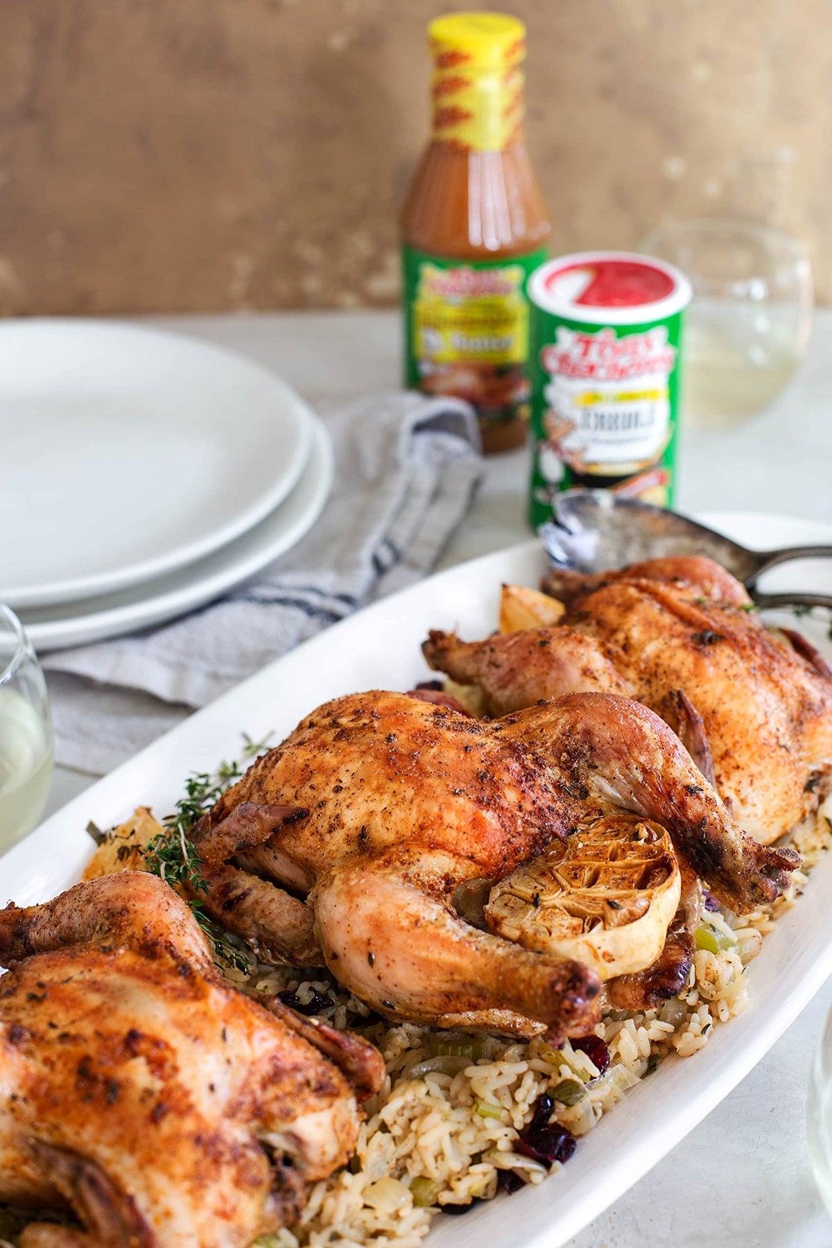 Tony Chachere's Injectable Marinade Injector Tool ready for easy flavor application