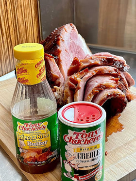 Tony Chachere's injector tool enables even marinade penetration.