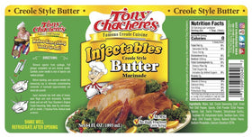 Brushed meats with Tony Chachere's Marinade for savory juiciness and depth
