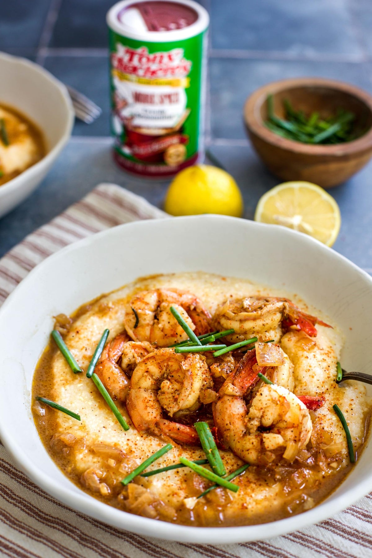 Tony Chachere's More Spice Creole Seasoning kitchen scene ready to flavor weeknight meals.
