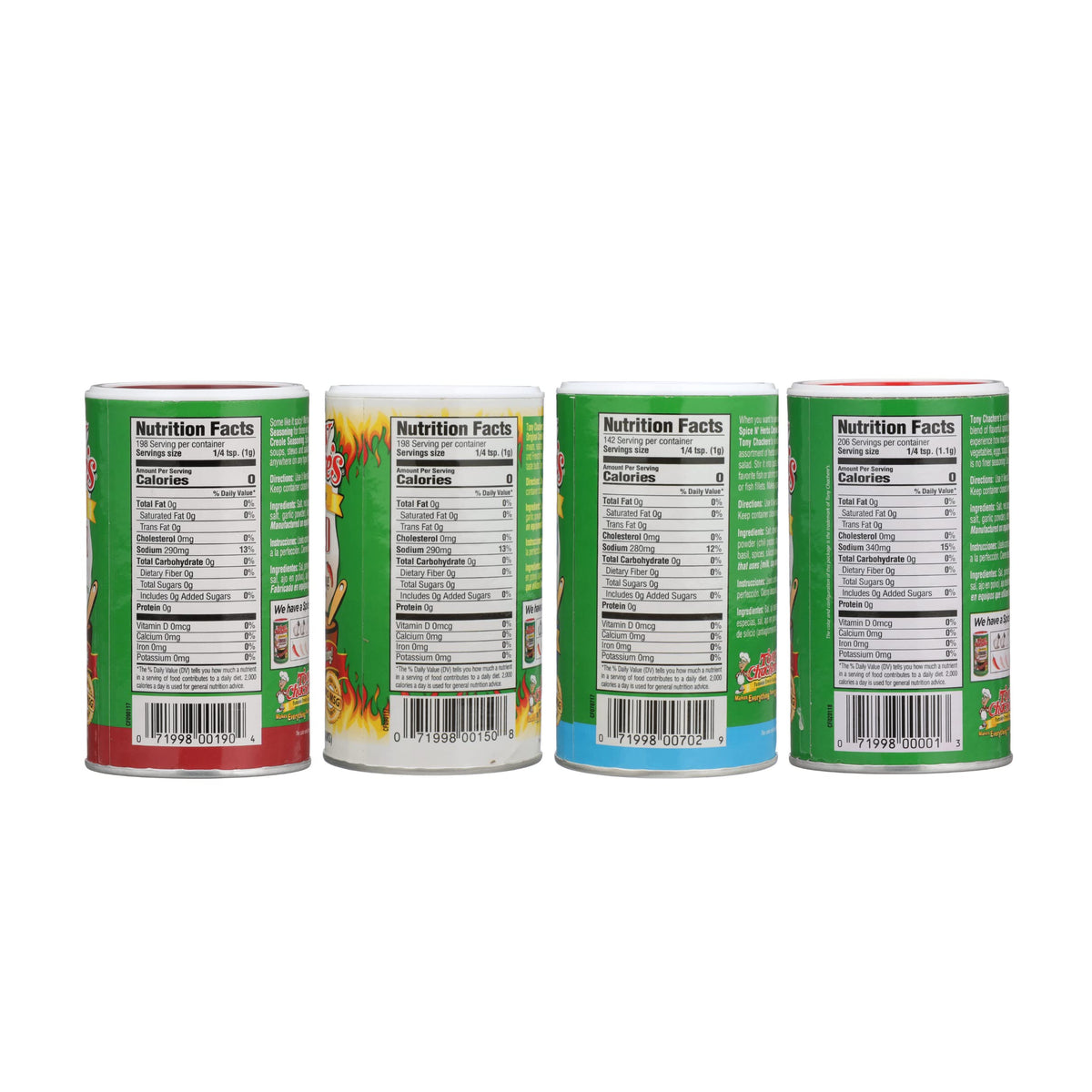 Tony Chachere's spices n' herbs container highlights convenient packaging for quick seasoning