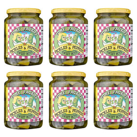 Tony Packo's Sweet Hot Pickles and Peppers jar—crunchy snack for bold flavor