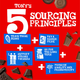 Tony’s Chocolonely six-flavor coin assortment, great for exploring different tastes.