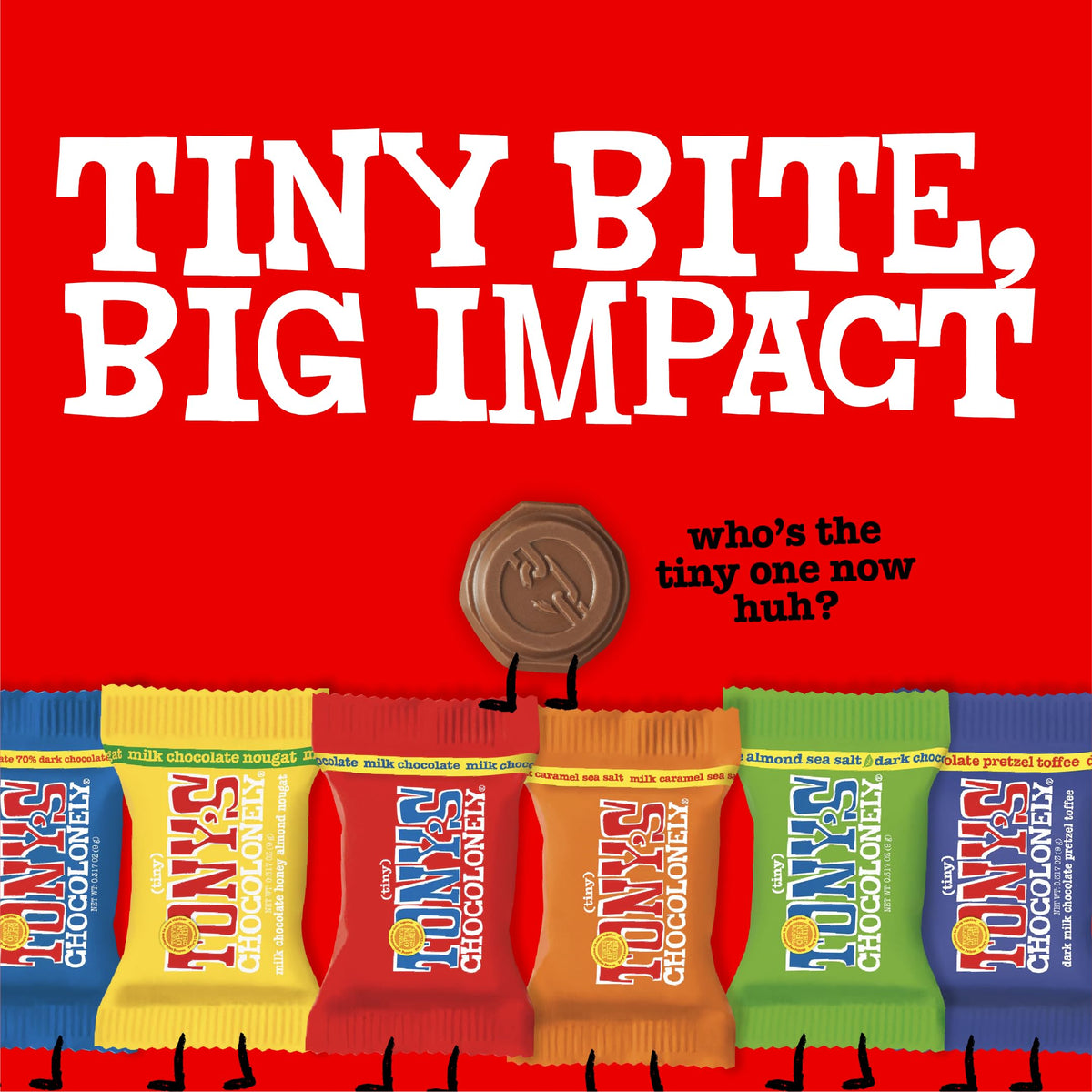 Tony’s Chocolonely gift box display, ready for celebrations and gifts.