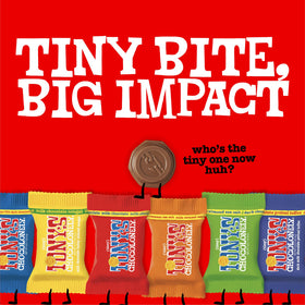 Tony’s Chocolonely gift box display, ready for celebrations and gifts.