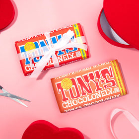 Tony's Chocolonely snack or gift option with ethical chocolate appeal.