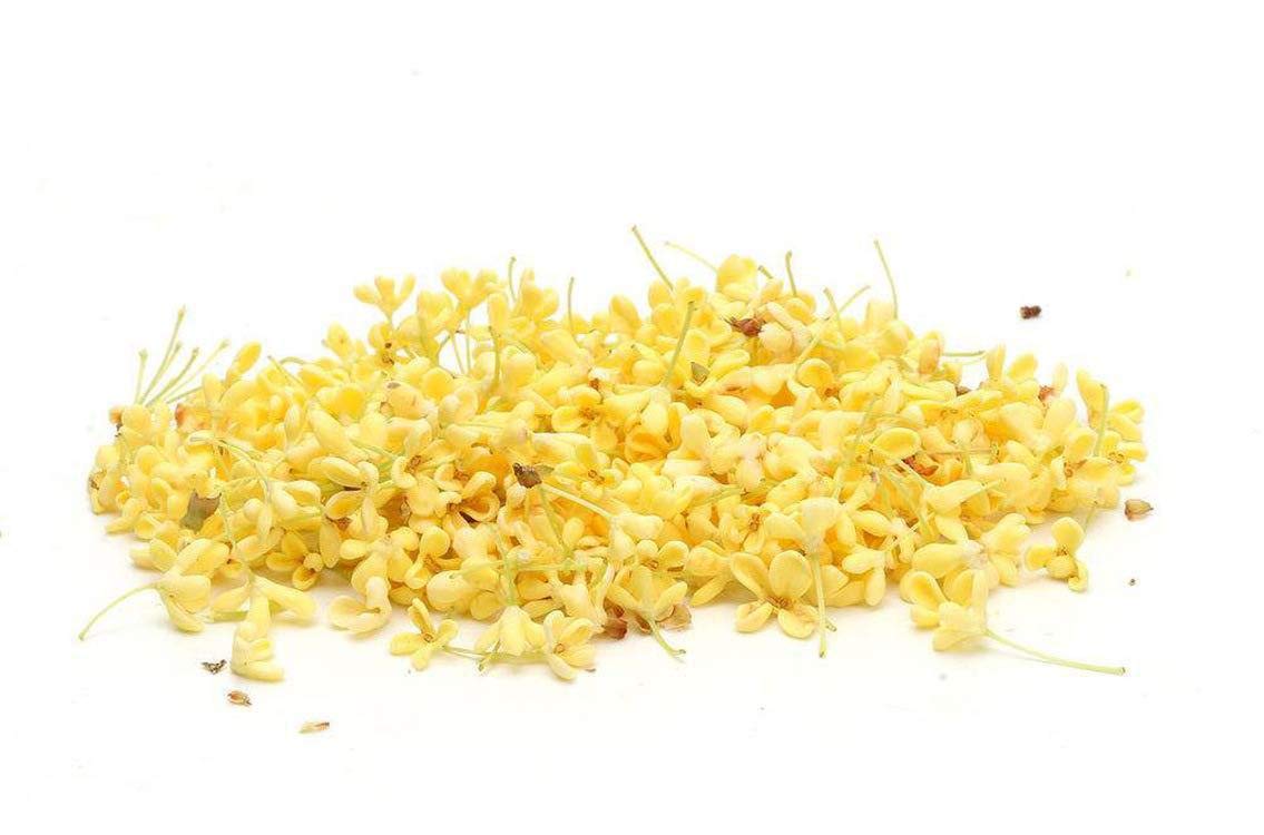 Close-up of TooGet Osmanthus flowers highlights natural color and aroma for tea.