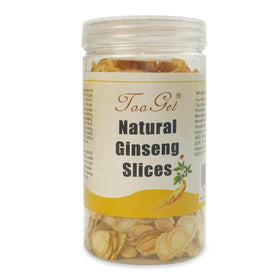 TooGet Ginseng Slices flavor profile slightly bitter with sweet aftertaste, ideal for tea