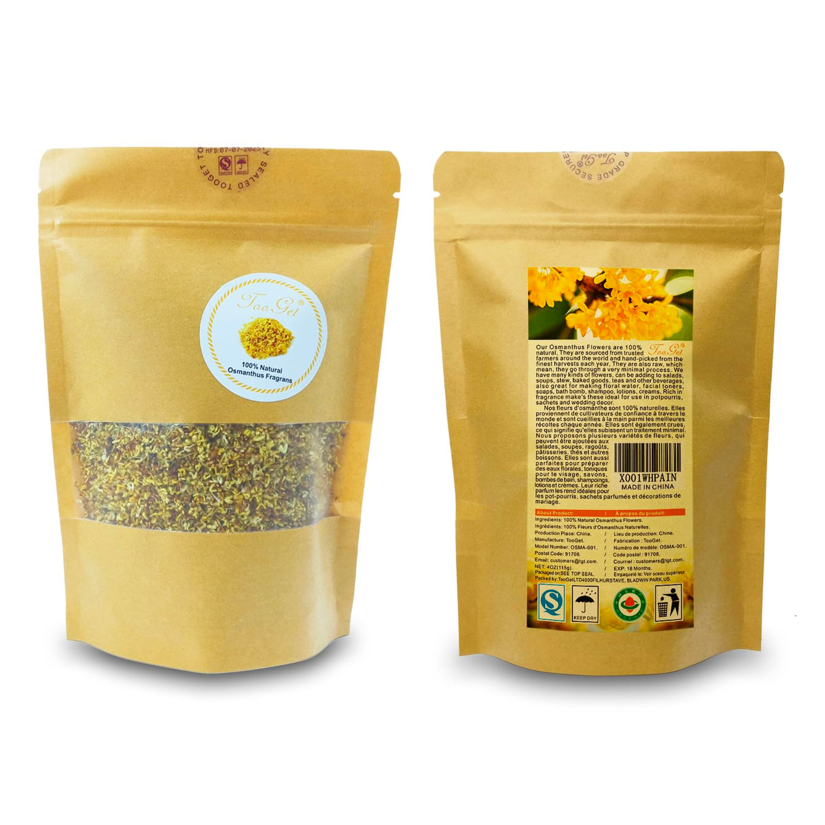 TooGet Osmanthus Fragrans aroma, strong fragrance enhances the tea ritual