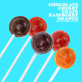 Tootsie Pops grape flavor shell adds color to parties.