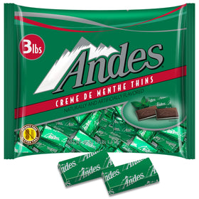 Andes Crème de Menthe Thin Mints pack ready for sharing and gifting