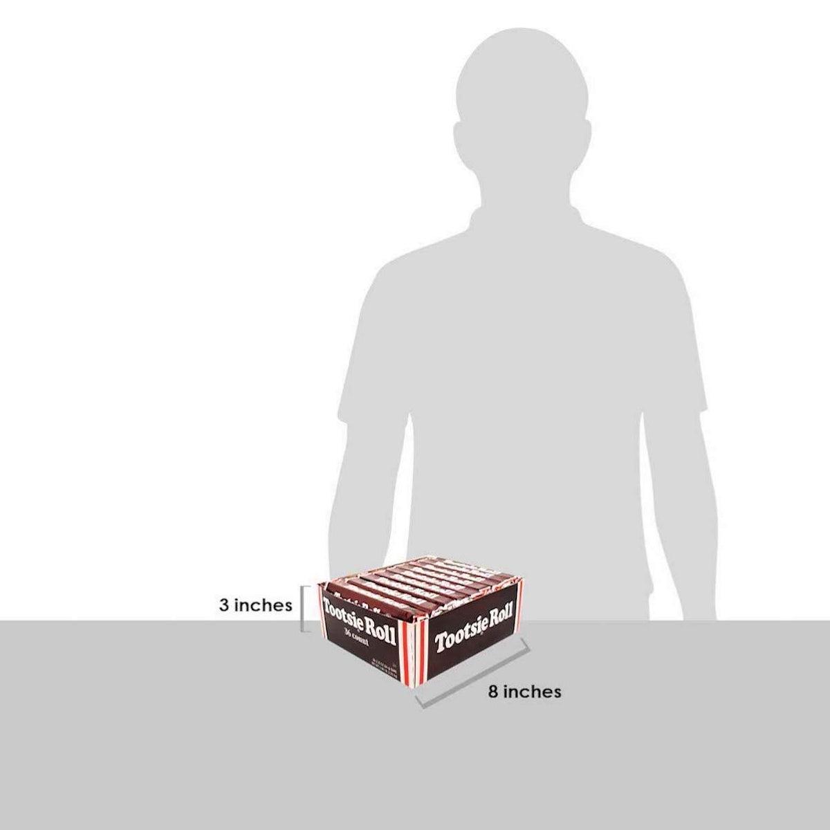 Tootsie Roll Bars in a resealable container stay fresh between servings.