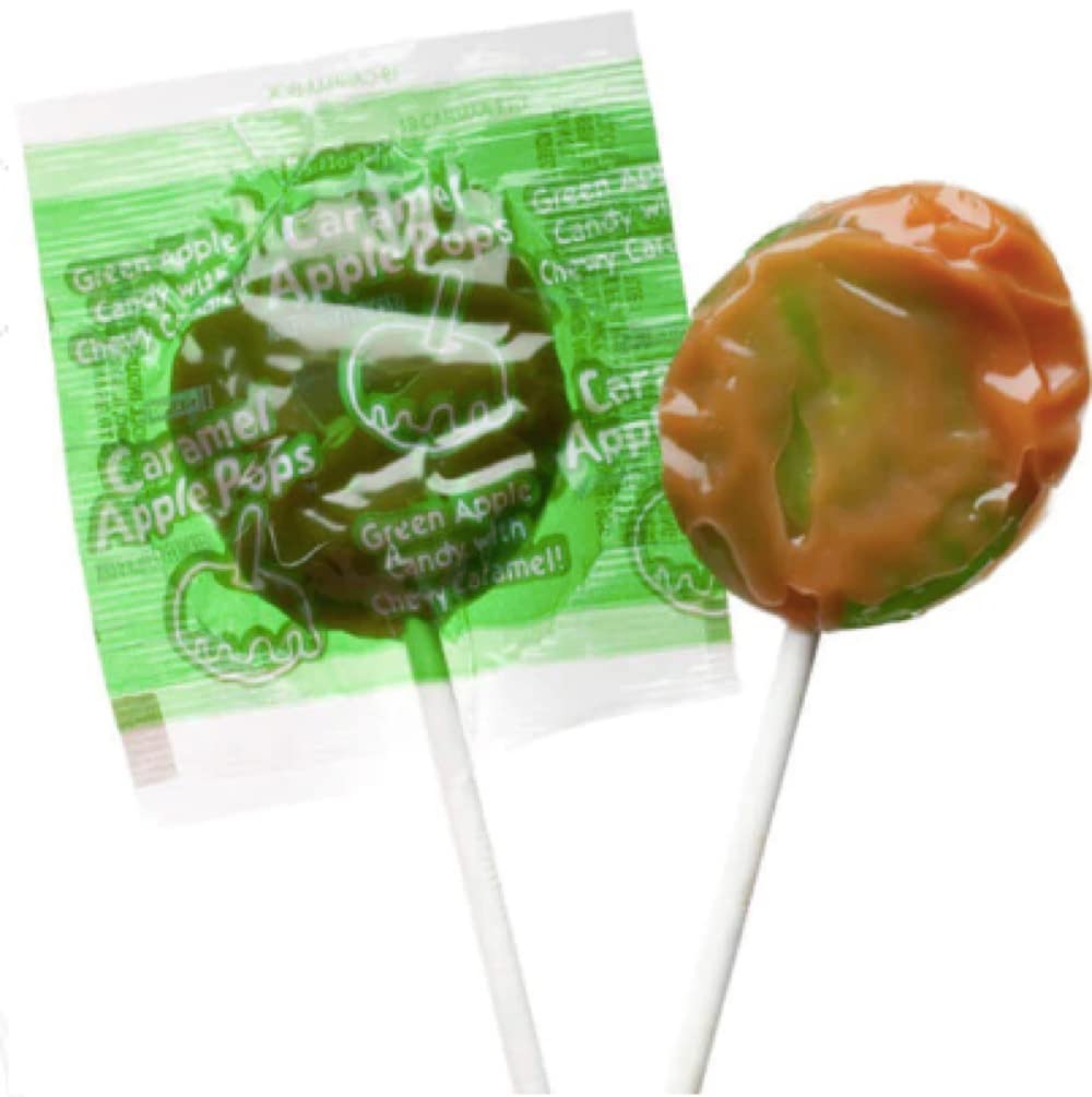 Tootsie Roll Caramel Apple Pops close-up of chocolate caramel candy coating, emphasizing rich flavor notes
