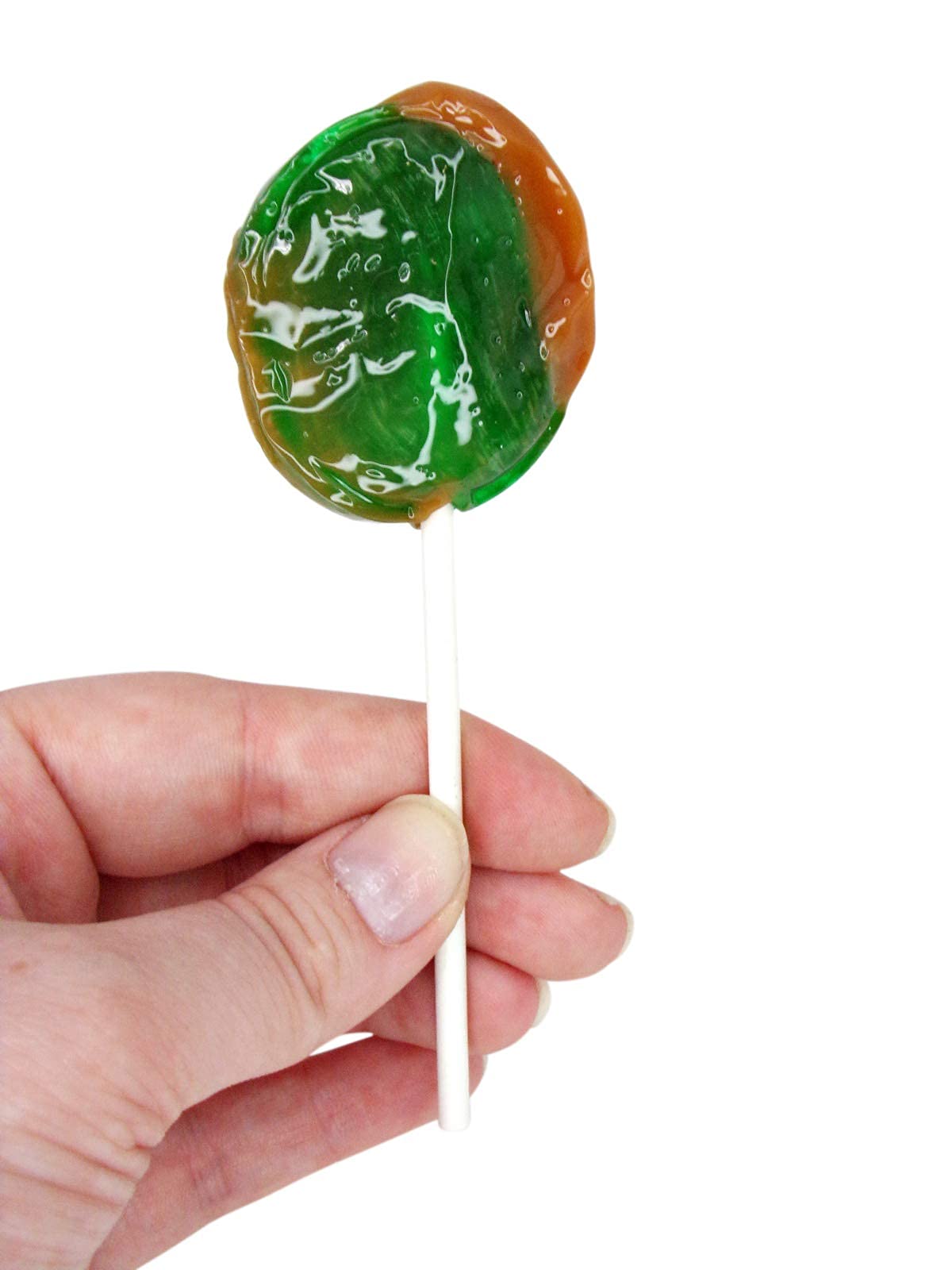 Tootsie Roll caramel apple pops foil-wrapped close-up, ideal for gifting or stocking stuffers