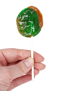 Tootsie Roll caramel apple pops foil-wrapped close-up, ideal for gifting or stocking stuffers