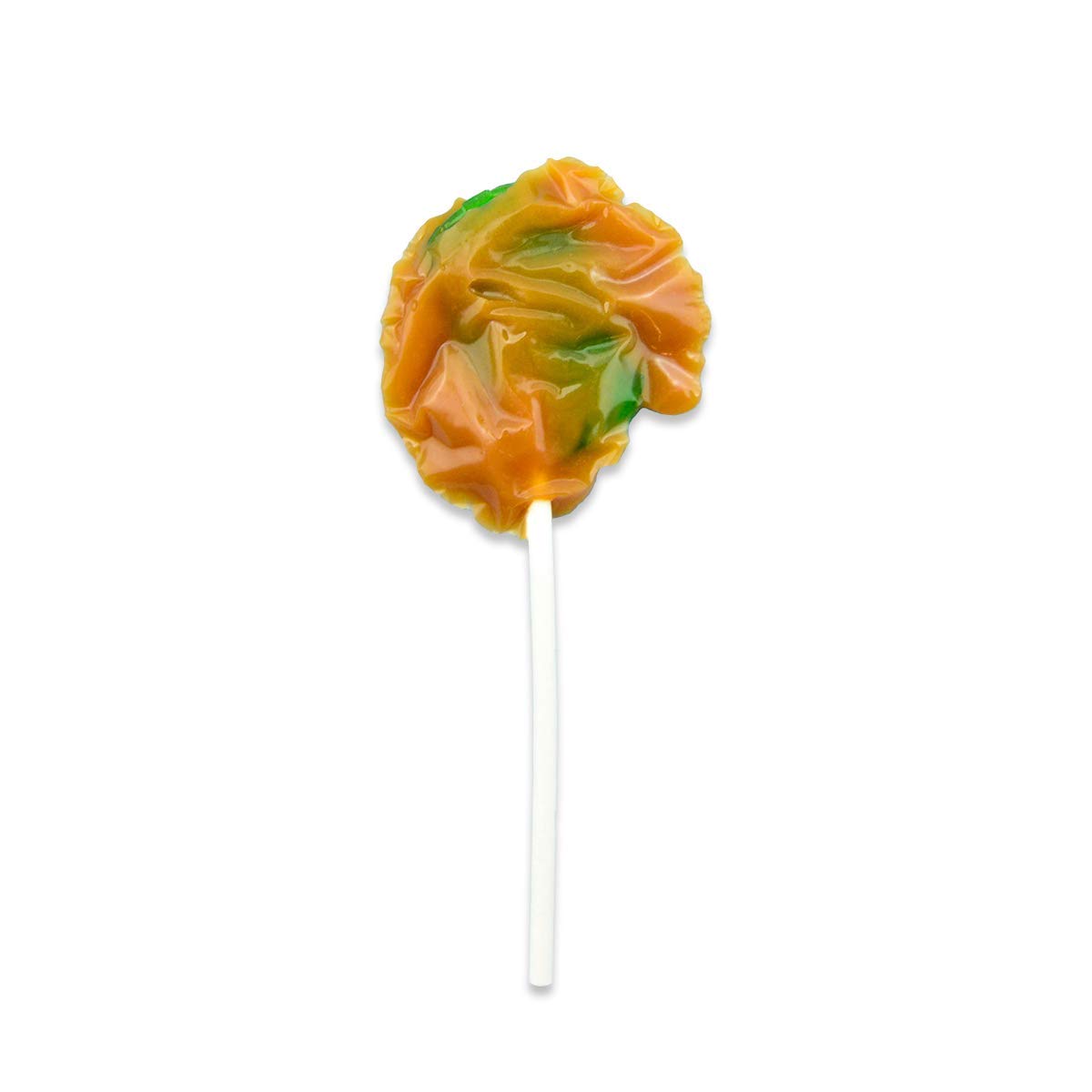 Tootsie Roll Caramel Apple Pops green apple candy showcases tart-to-sweet balance.