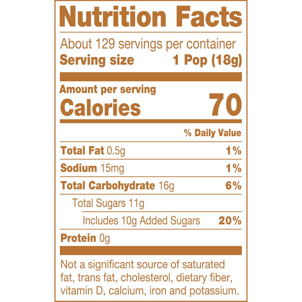 Tootsie Roll Caramel Apple Pops 5 lb bag: long-lasting treat for gatherings and customer giveaways.