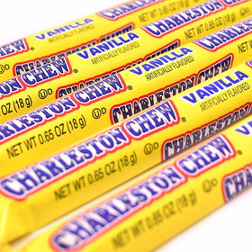 Tootsie Roll Charleston Chew vanilla bar in box, convenient 36-count multi-pack