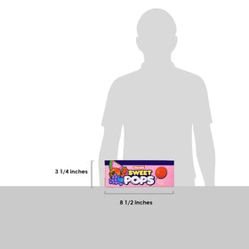 Tootsie Roll Charms Sweet Pops cotton candy fluffy-stuff flavor.