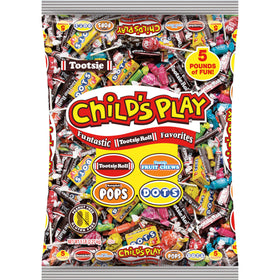 Tootsie Roll Child's Play candy favorites packaging ready for sharing at parties