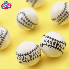 Dubble Bubble Home Run gumballs in bright colors, perfect for party favors.