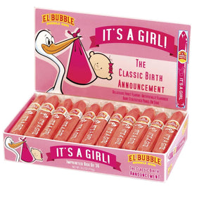 Tootsie Roll Dubble Bubble It's A Girl cigars pack for celebrations