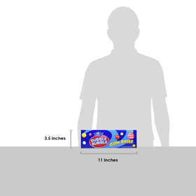 Tootsie Roll Dubble Bubble packaging highlights kosher, peanut-free, gluten-free features