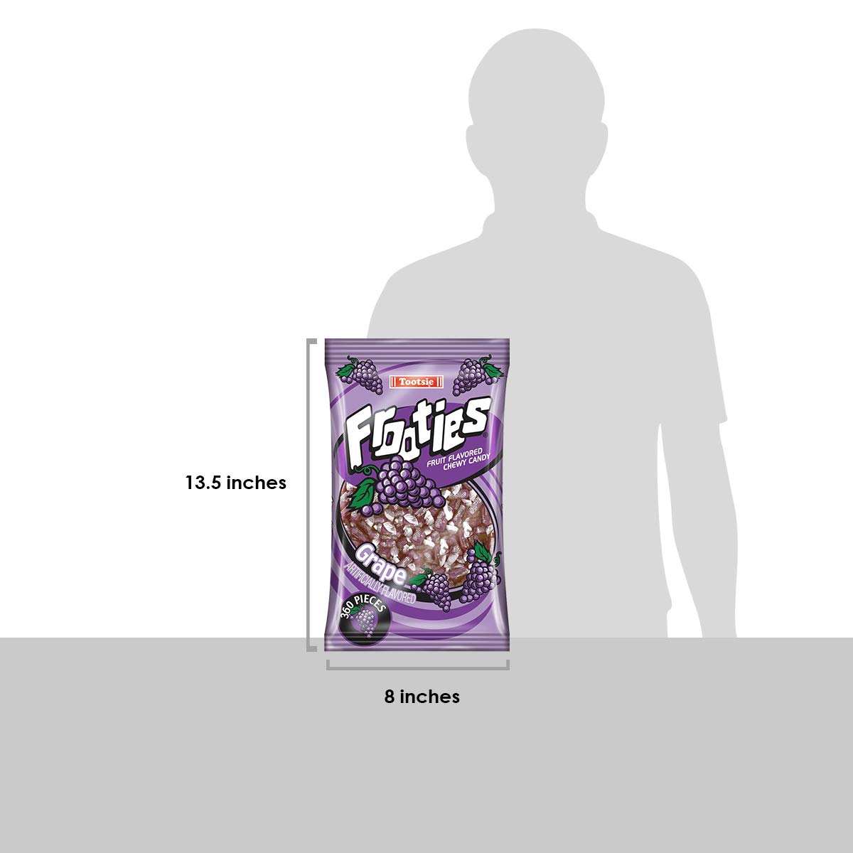 Tootsie Roll Frooties kosher gluten-free peanut-free grape candy, safe for gatherings.