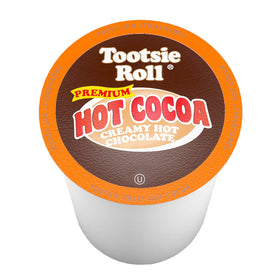 Tootsie Roll hot chocolate pod brew for a quick, creamy cup