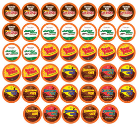 Tootsie Roll hot chocolate pods variety pack box for quick indulgence
