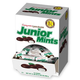 Tootsie Roll Junior Creamy Mints pack front, ideal theater snack.