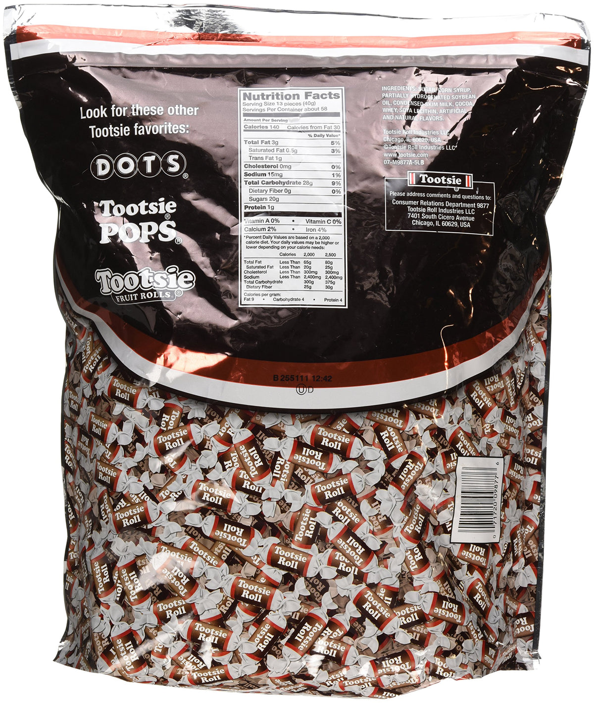 Tootsie Roll Midgees 760 pieces perfect for party favors and gifting.