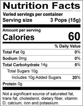 54-ounce resealable bag keeps mini pops fresh for desk snacks and casual indulgence