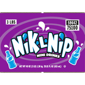Nik-L-Nip bulk box packaging ready for candy buffets and events