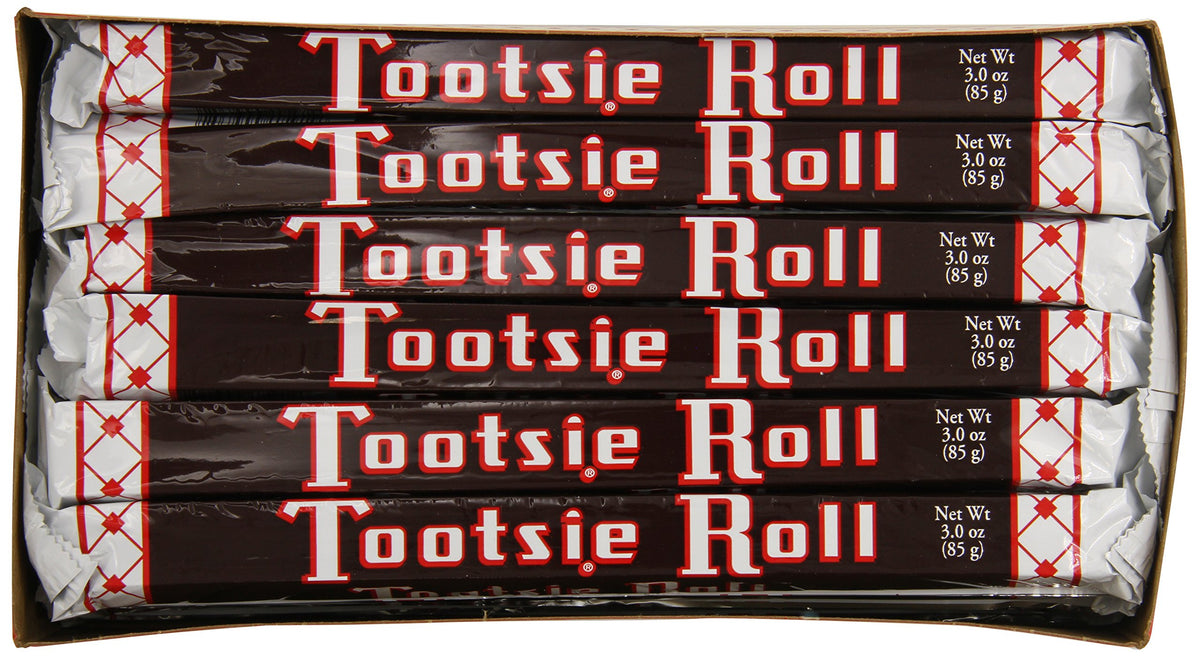 Tootsie Roll nostalgic 3oz bars, timeless treat for sharing at events.